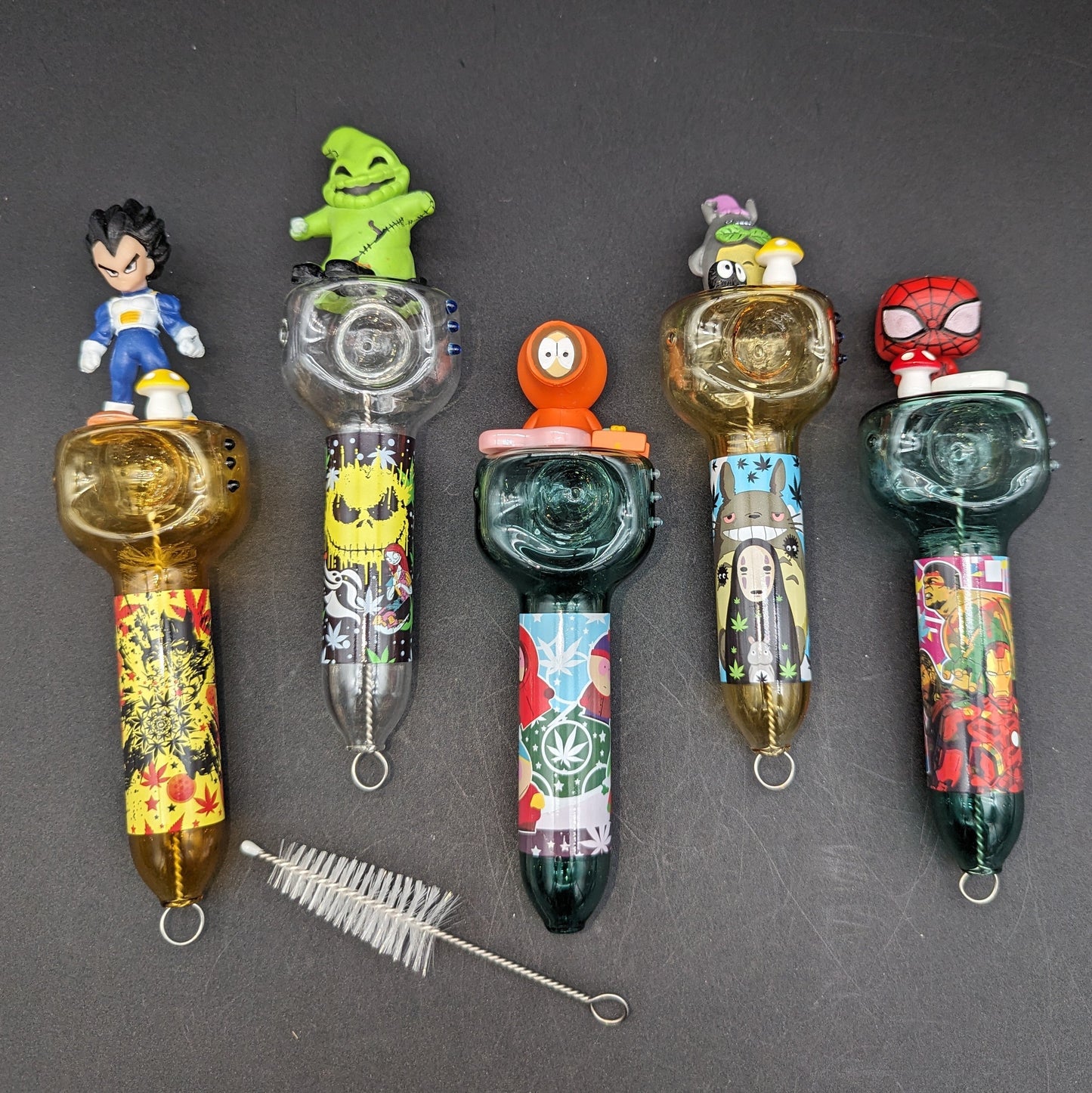 Dabtized Toon Spoon Glass Hand Pipe-Avernic Smoke Shop