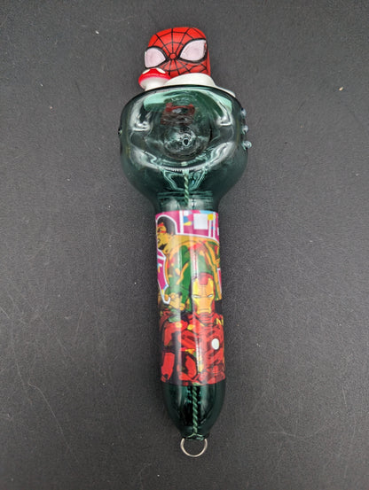 Dabtized Toon Spoon Glass Hand Pipe-Avernic Smoke Shop