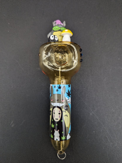 Dabtized Toon Spoon Glass Hand Pipe-Avernic Smoke Shop