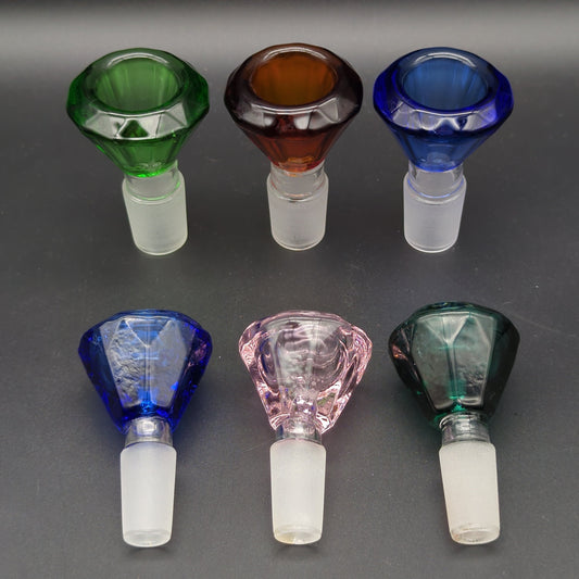 Diamond Cut Herb Slide Bowl-Avernic Smoke Shop