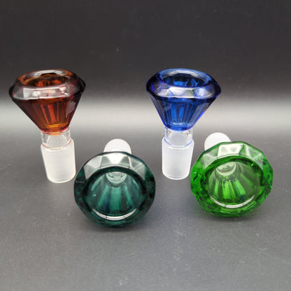 Diamond Cut Herb Slide Bowl - Meech Madness Smoke Shop