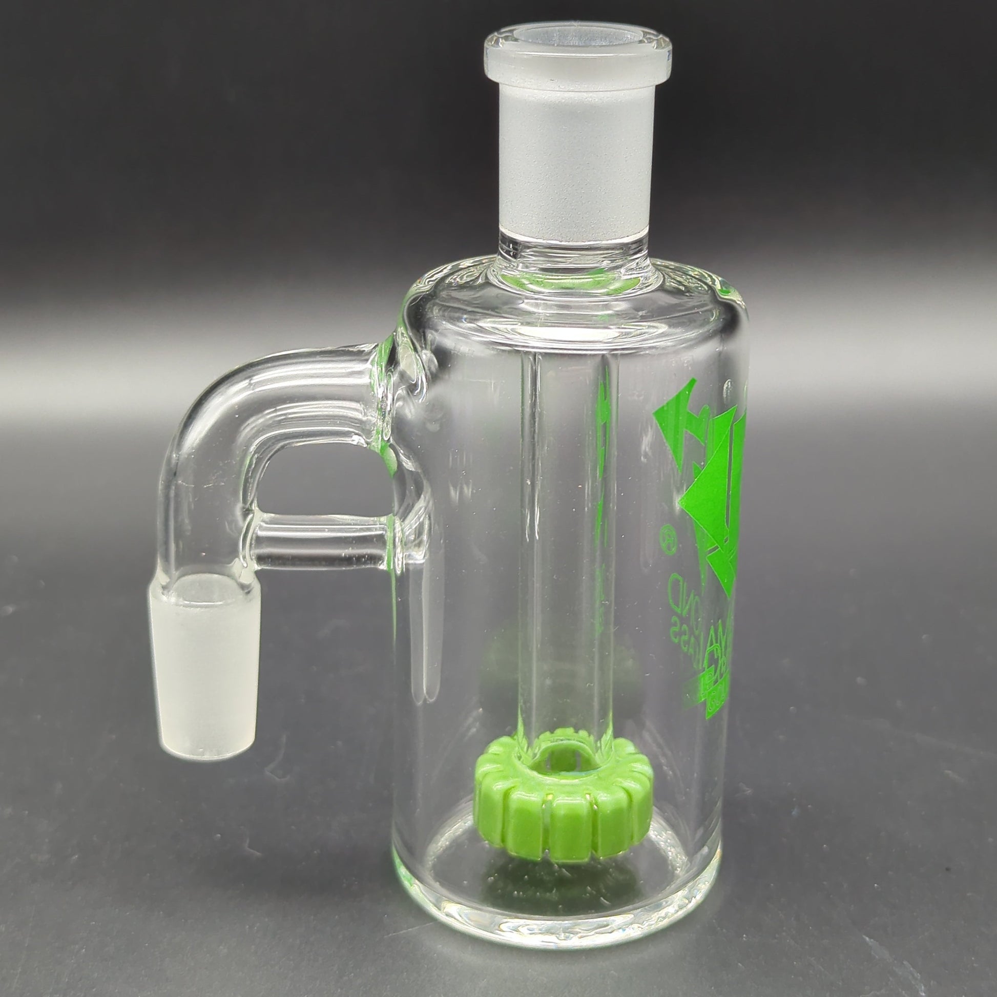 Diamond Glass Diamond Jewel Ash Catcher | 14mm 90 Degrees - Avernic Smoke Shop