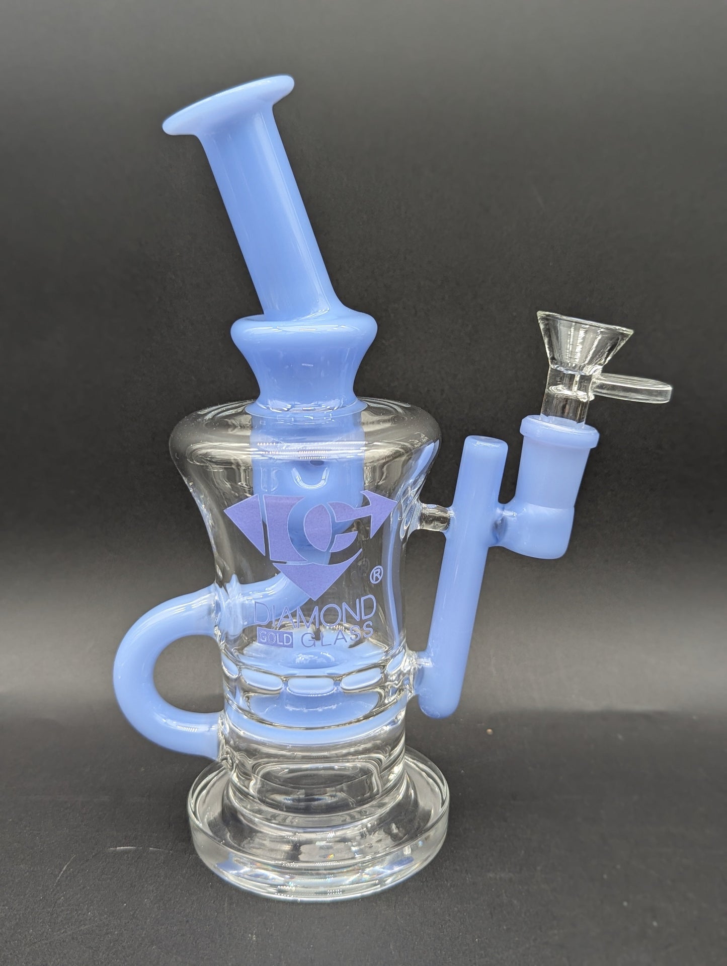 Diamond Glass Snowflake Klein Recycler-Avernic Smoke Shop