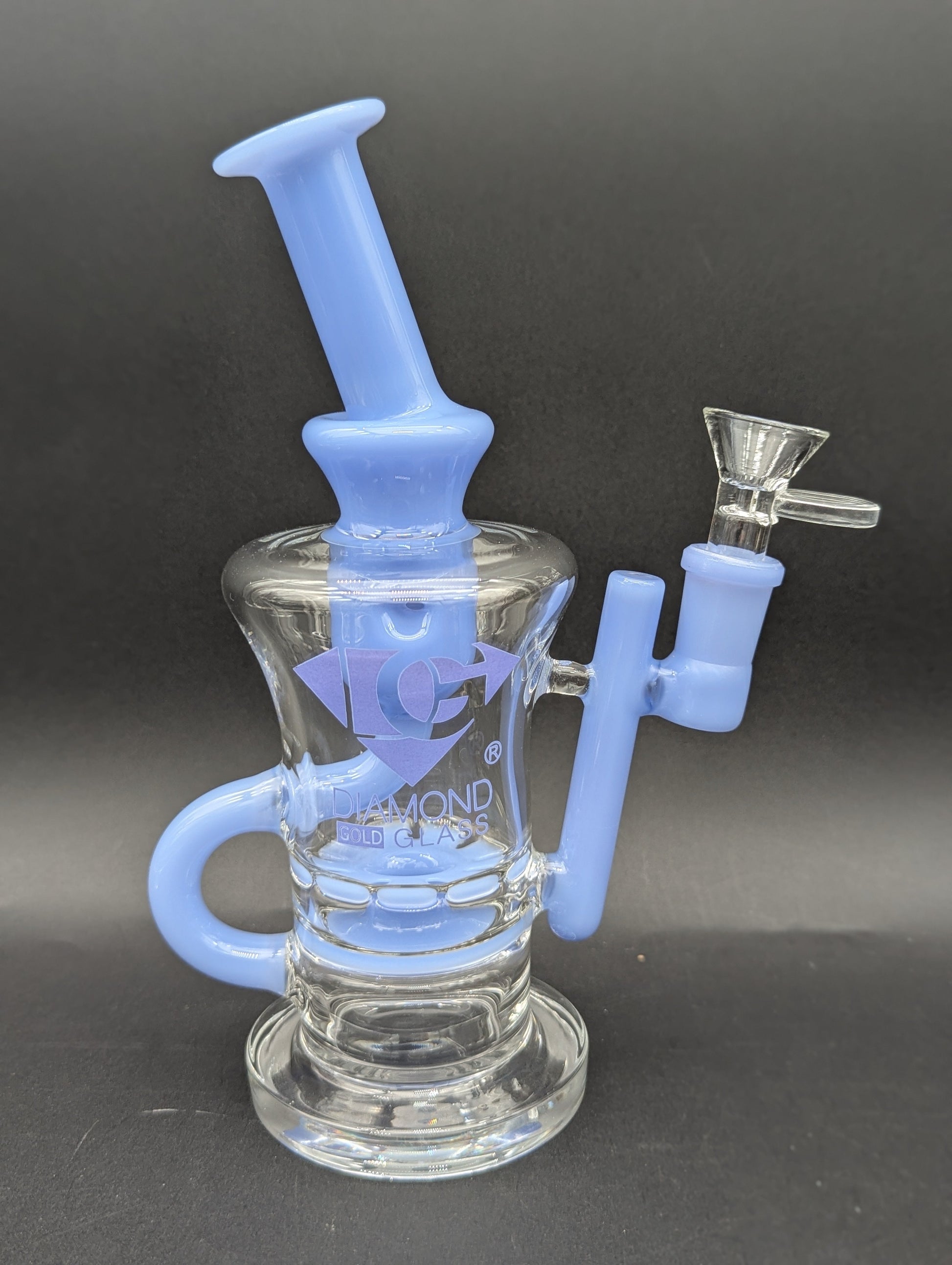 Diamond Glass Snowflake Klein Recycler-Avernic Smoke Shop
