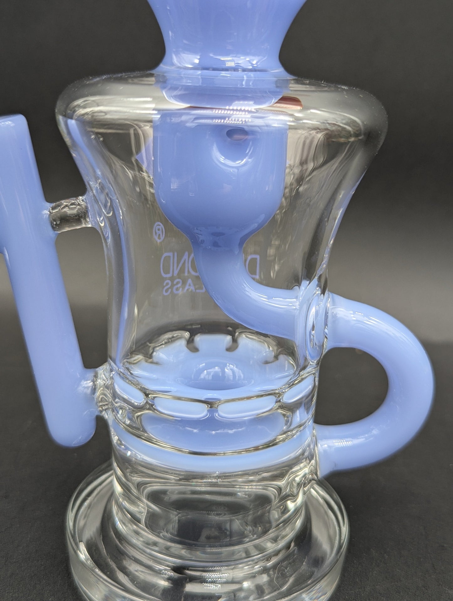 Diamond Glass Snowflake Klein Recycler-Avernic Smoke Shop