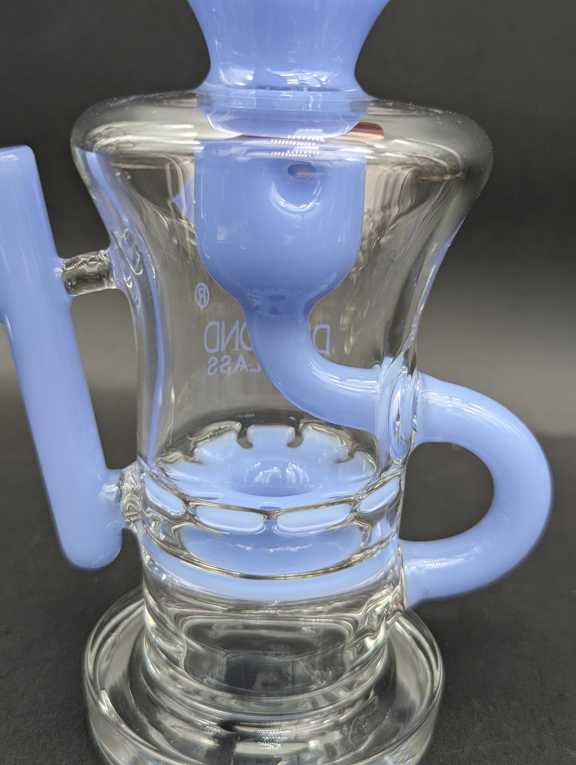 Diamond Glass Snowflake Klein Recycler-Avernic Smoke Shop