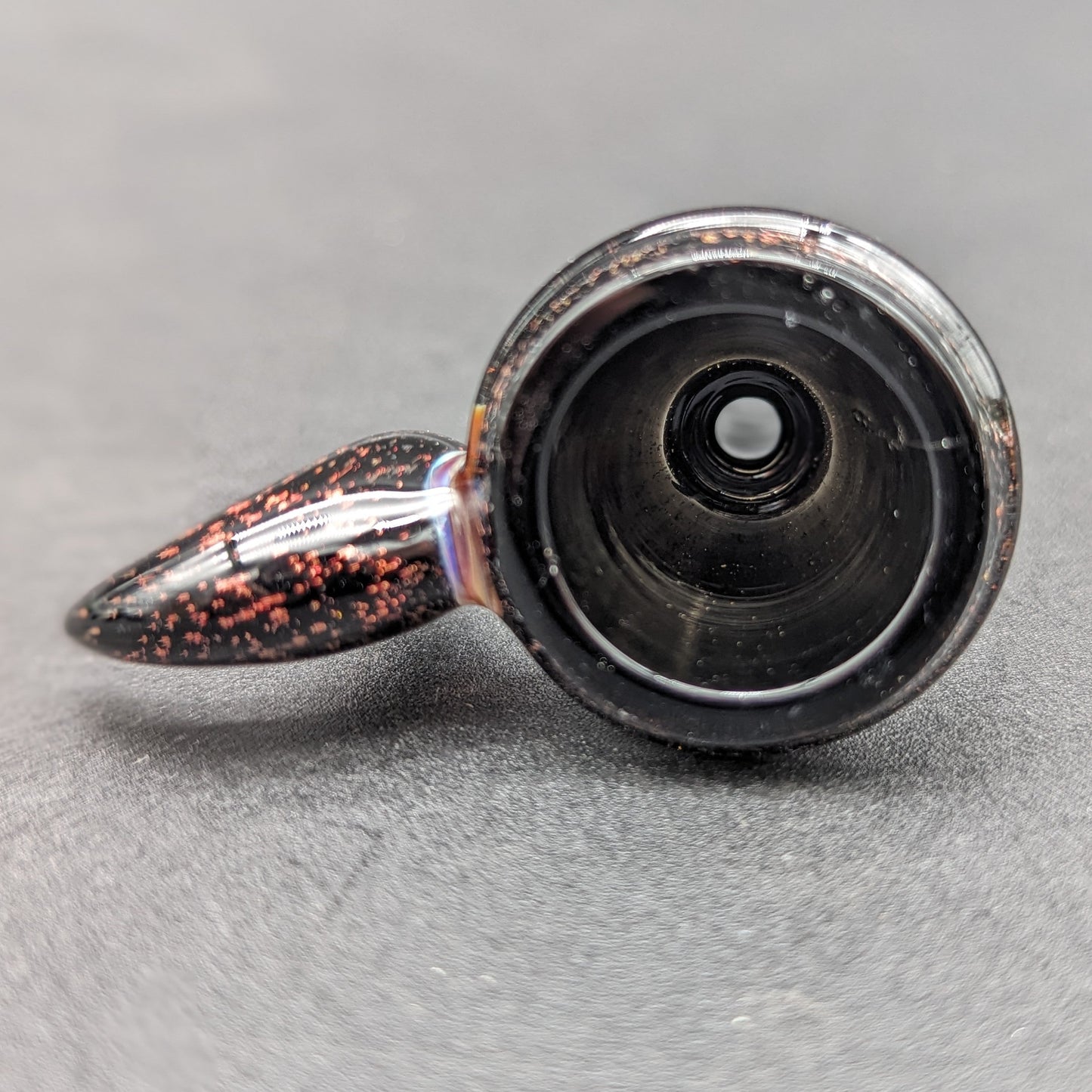 Dichroic Moon Handle Glass Bowls 14mm-Avernic Smoke Shop