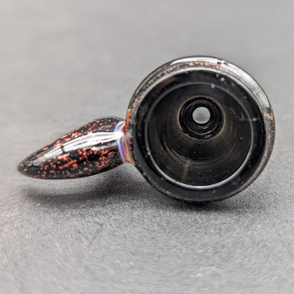 Dichroic Moon Handle Glass Bowls 14mm-Avernic Smoke Shop