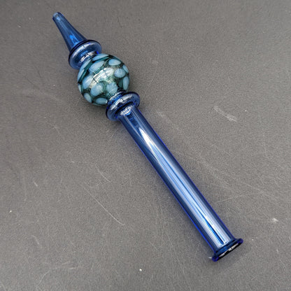 Dimple Diffusion Chamber Glass Dab Straw | 6.5"-Avernic Smoke Shop