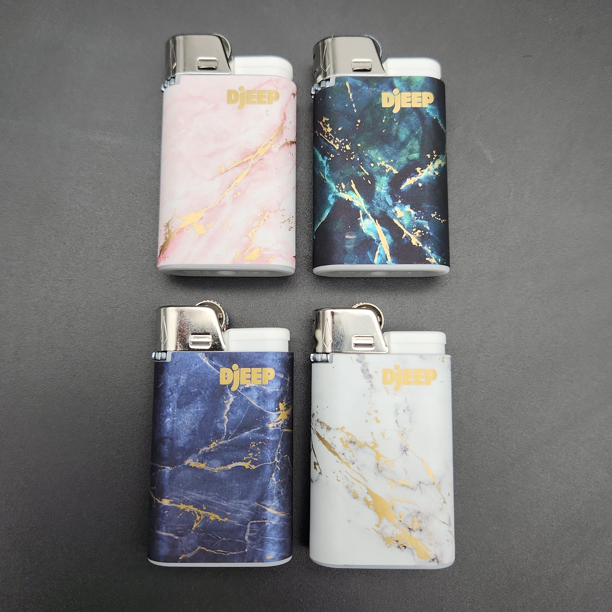 Djeep Elegant Marble Lighter | Assorted Designs - Avernic Smoke Shop