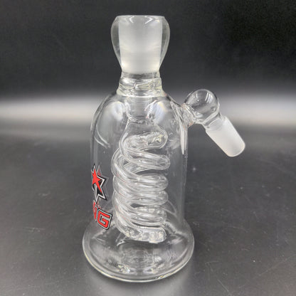 Double-Coil Diffuser Ash Catchers - 14mm 45 Degrees-Avernic Smoke Shop
