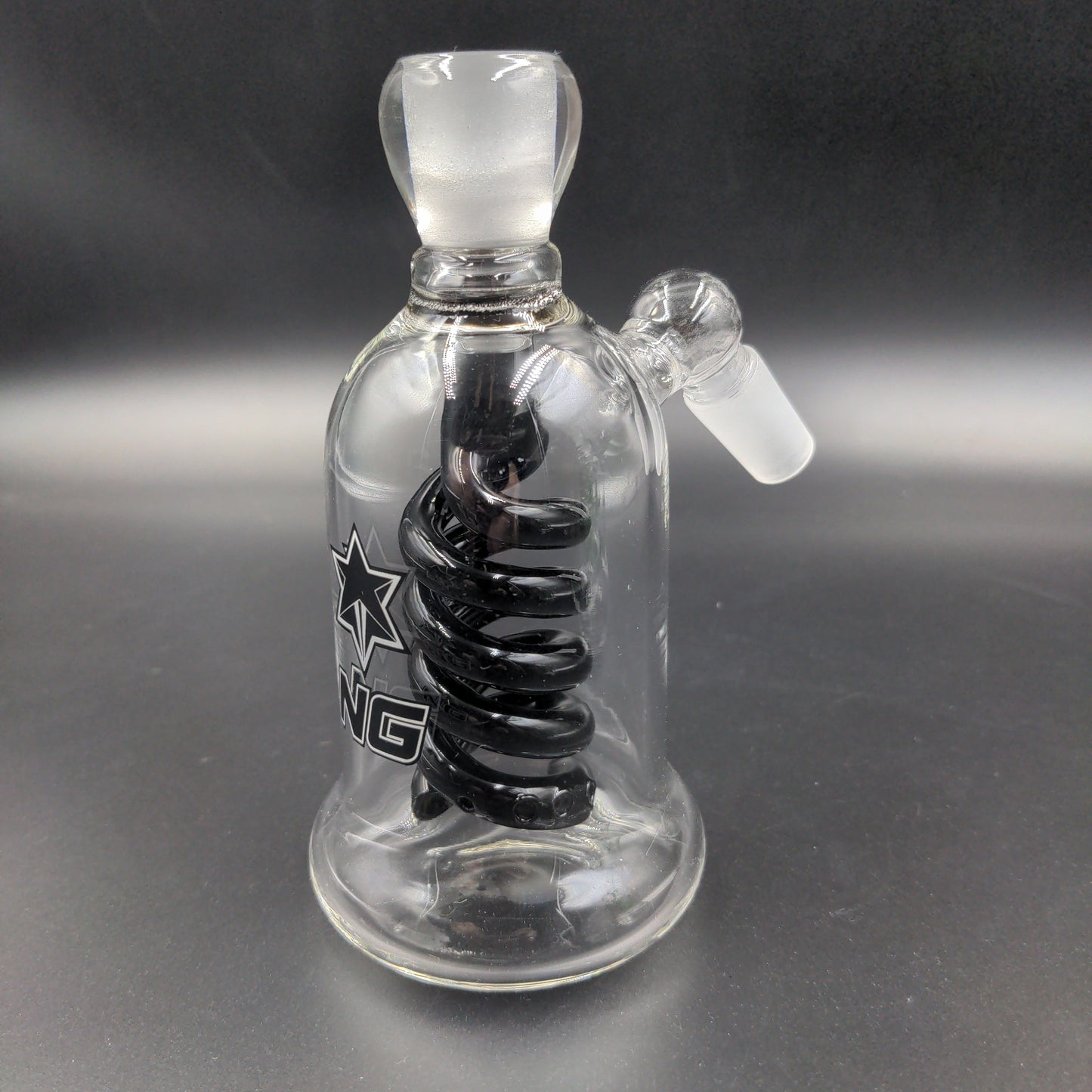 Double-Coil Diffuser Ash Catchers - 14mm 45 Degrees-Avernic Smoke Shop