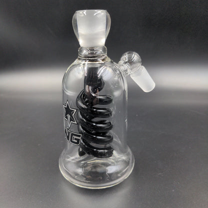 Double-Coil Diffuser Ash Catchers - 14mm 45 Degrees-Avernic Smoke Shop