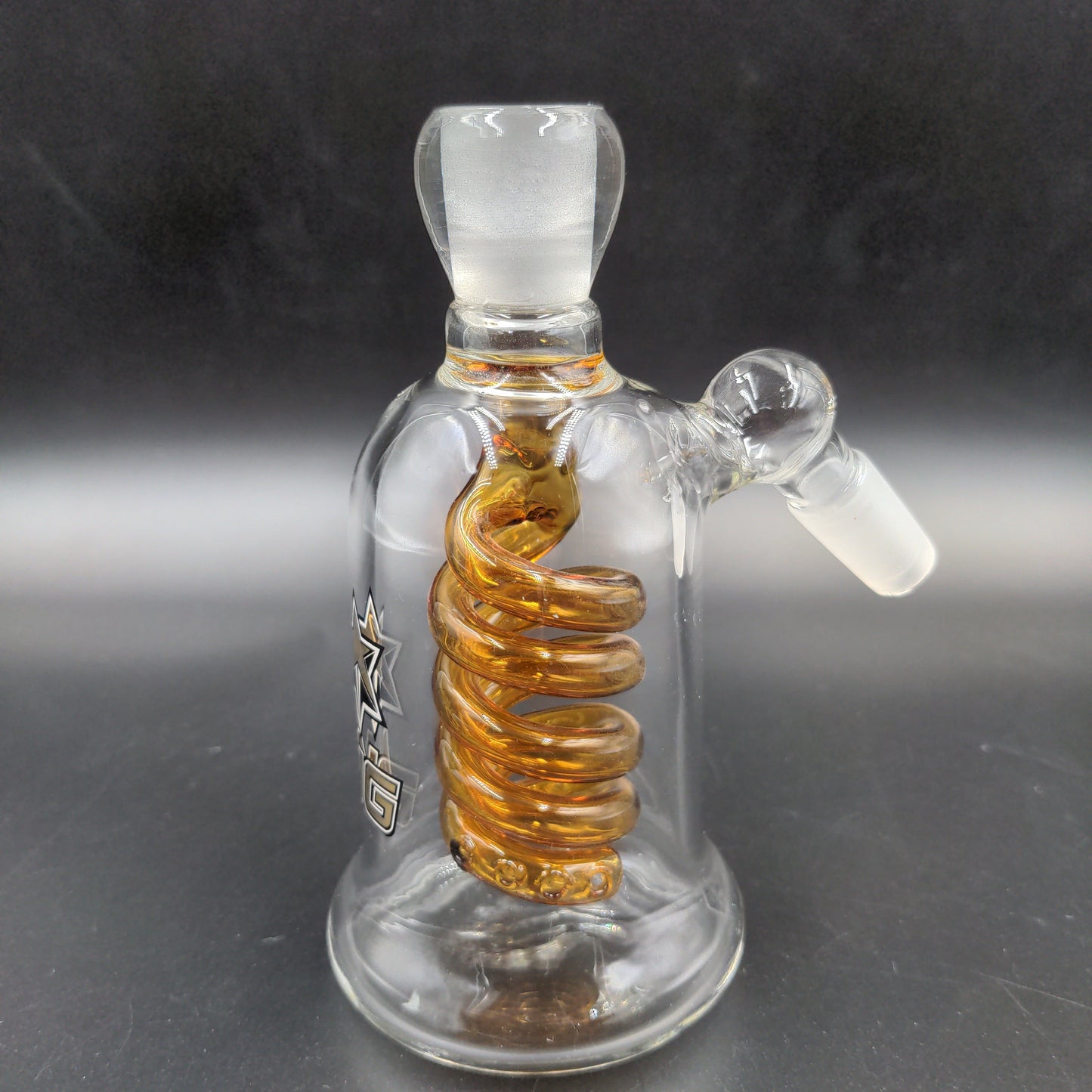 Double-Coil Diffuser Ash Catchers - 14mm 45 Degrees-Avernic Smoke Shop