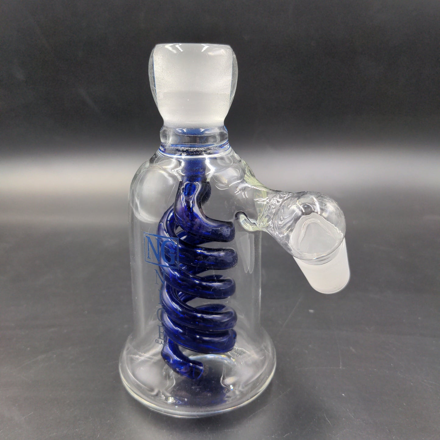 Double-Coil Diffuser Ash Catchers - 18mm 45 Degrees-Avernic Smoke Shop