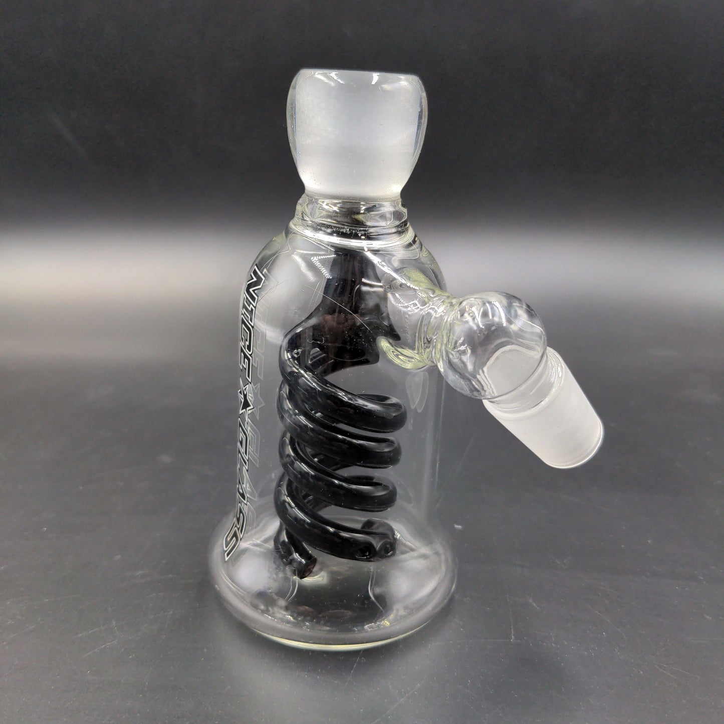 Double-Coil Diffuser Ash Catchers - 18mm 45 Degrees-Avernic Smoke Shop