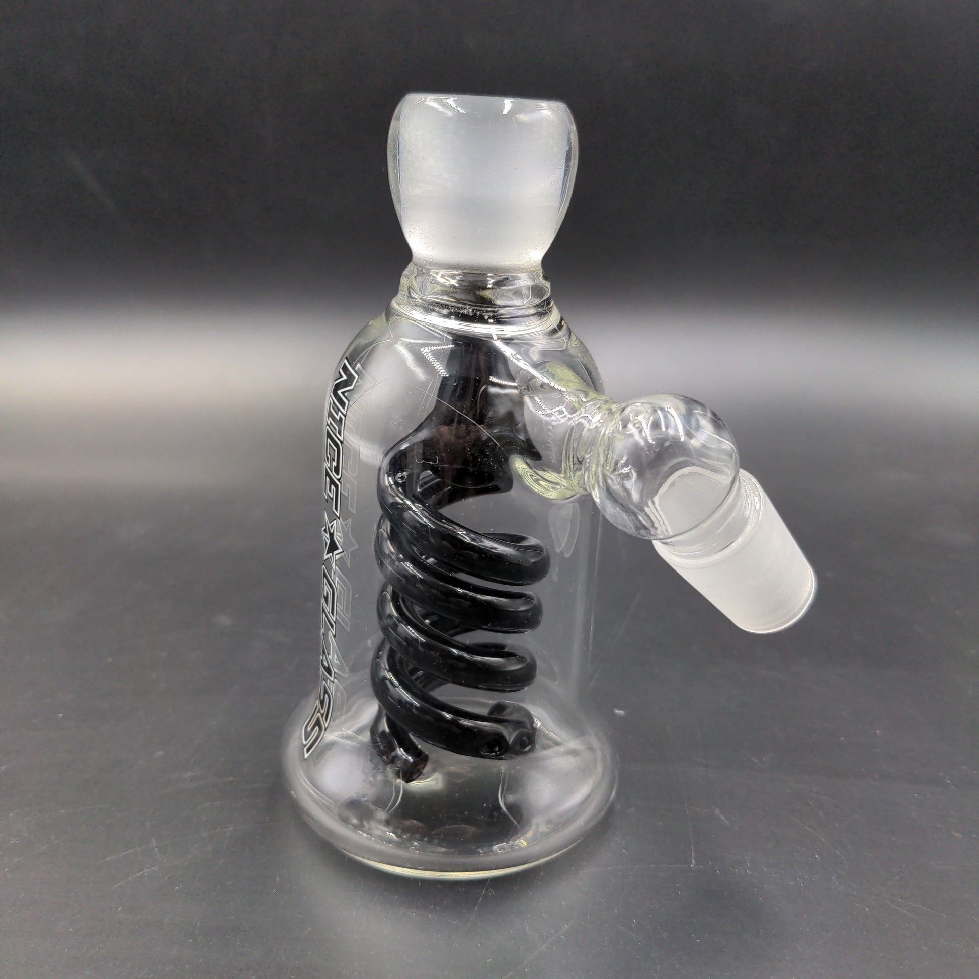 Double-Coil Diffuser Ash Catchers - 18mm 45 Degrees-Avernic Smoke Shop