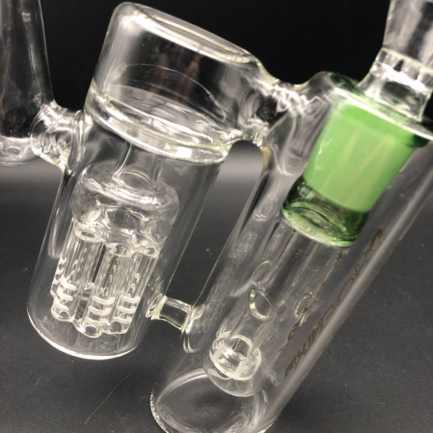 Dual Chamber Bubbler w/ 8 - Arm and Showerhead Perc - Meech Madness Smoke Shop