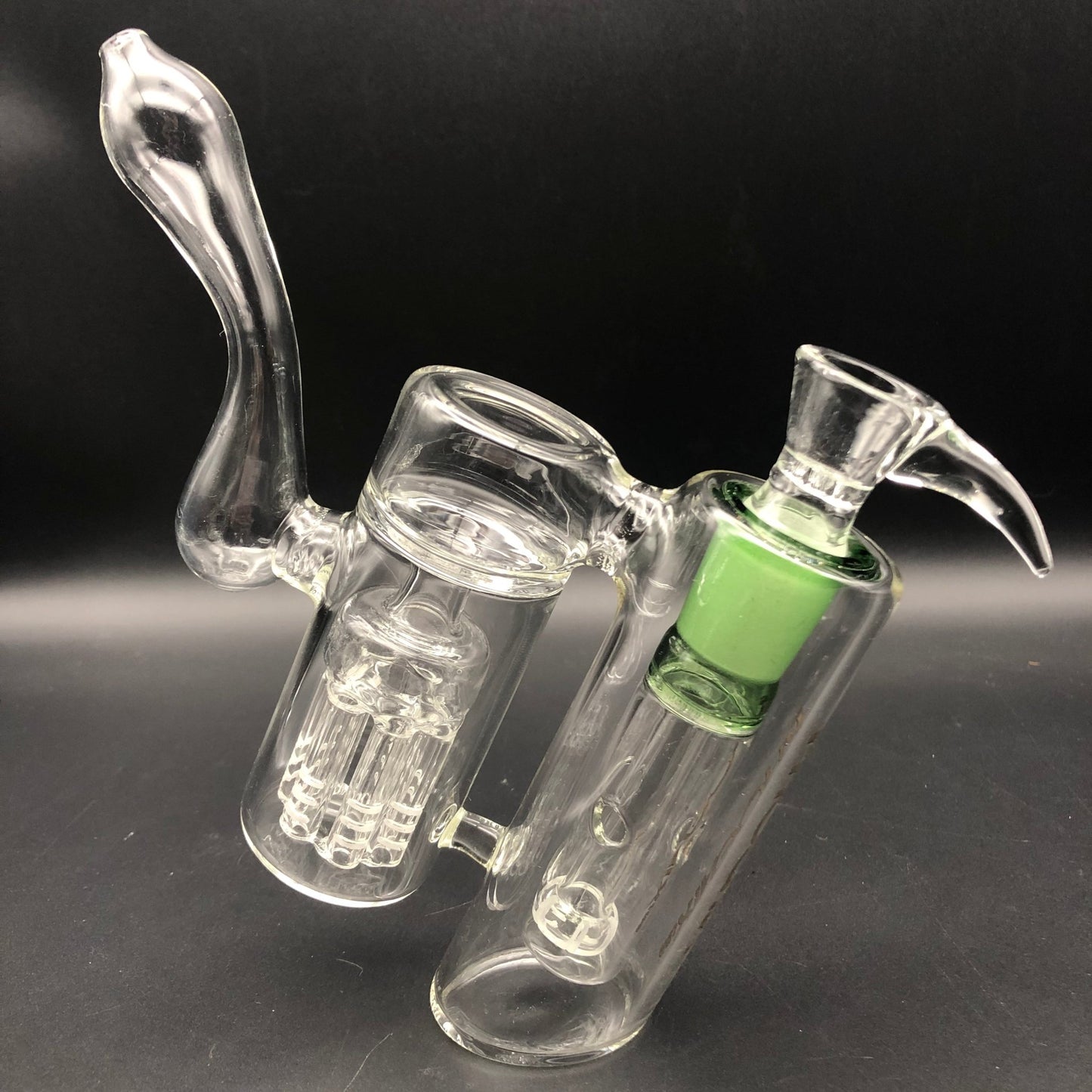 Dual Chamber Bubbler w/ 8 - Arm and Showerhead Perc - Meech Madness Smoke Shop