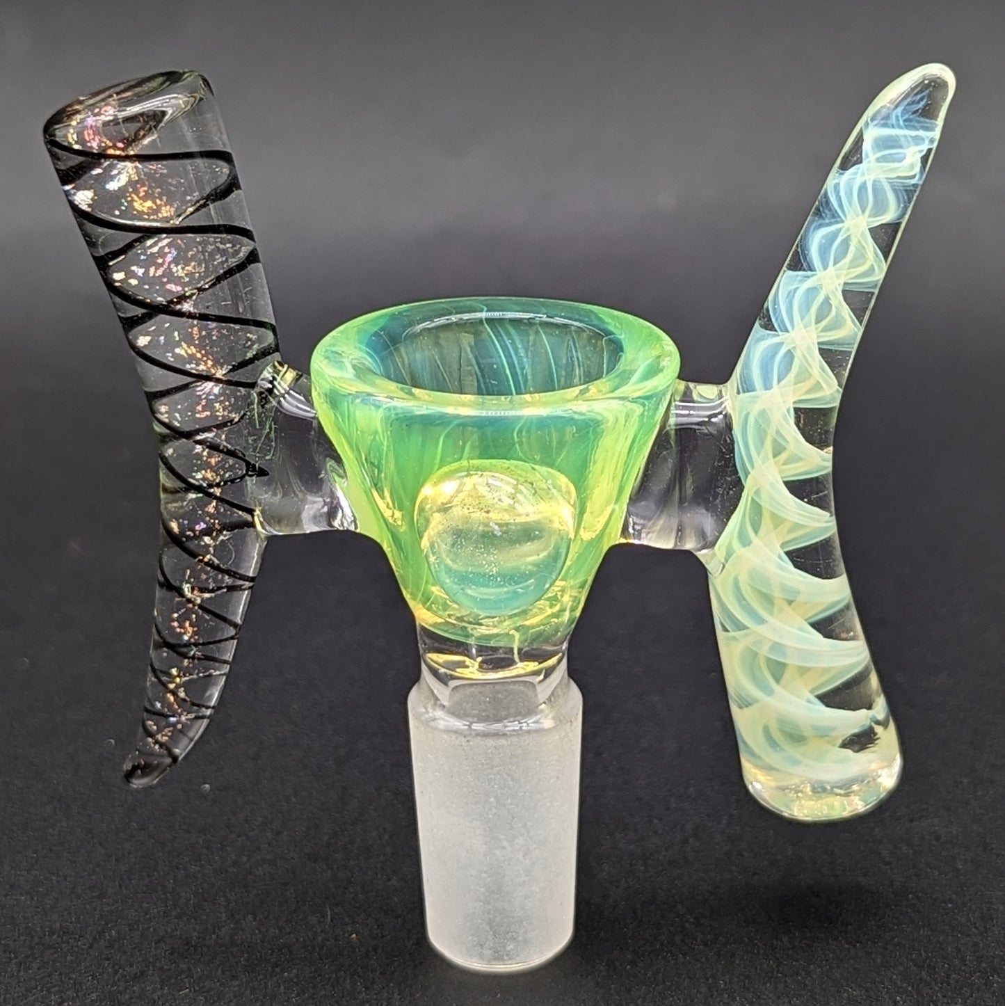 Dual Handle Worked Glass 14mm Slides