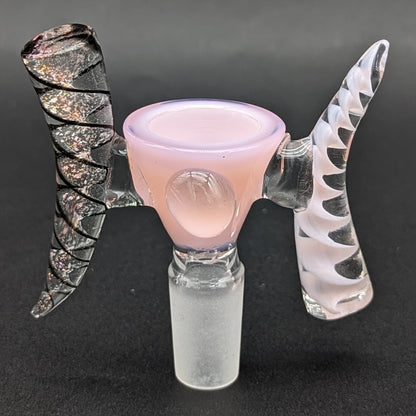 Dual Handle Worked Glass 14mm Slides