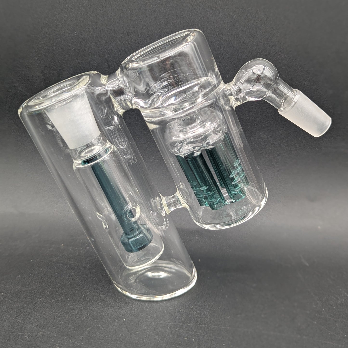 Dual Perc Wet Ash Catcher 14mm 45 Degrees