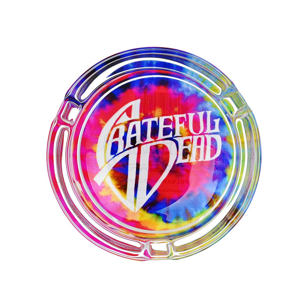 Grateful Dead x Pulsar Licensed Glass Ashtrays - 3.5" / 6ct