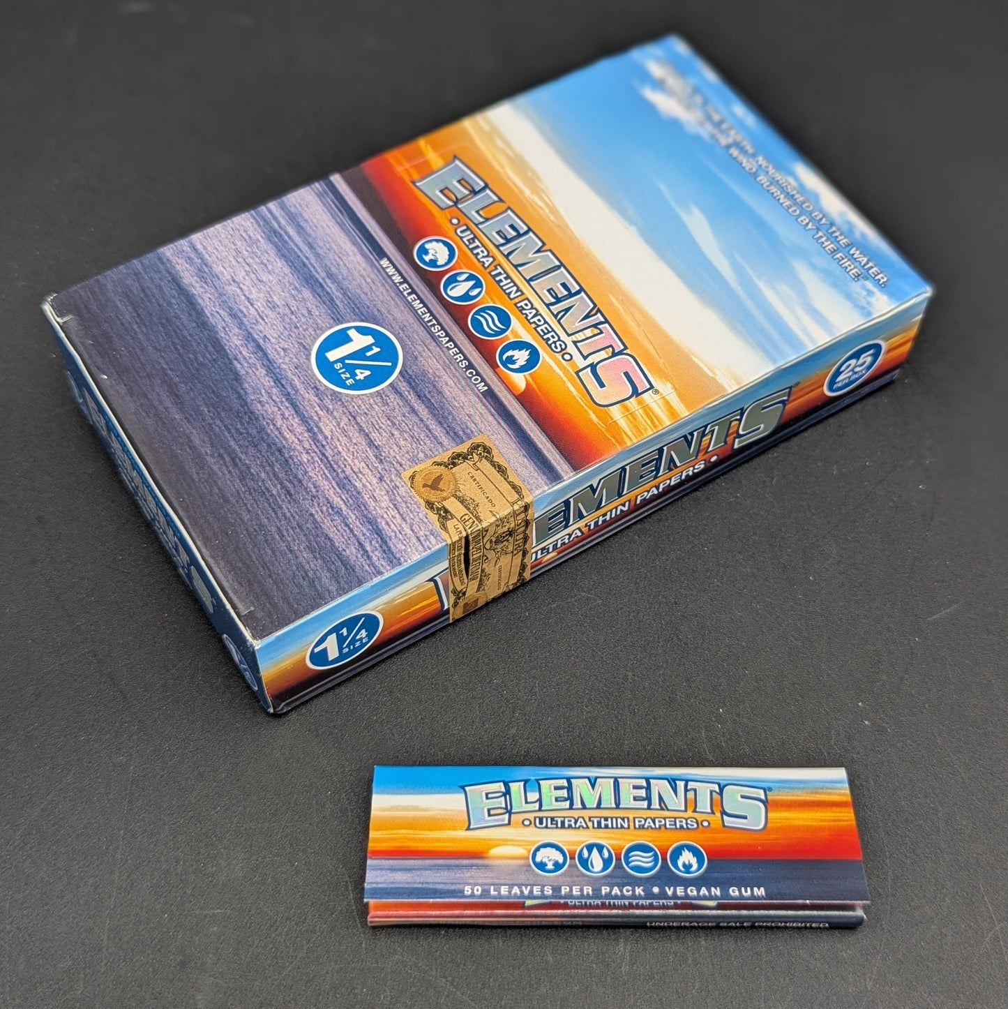 Elements Ultra Thin 1 1/4 Rice Rolling Papers-Avernic Smoke Shop
