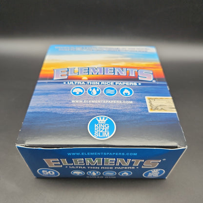 Elements Ultra Thin Kingsize Rice Rolling Papers - Box of 50 - Avernic Smoke Shop