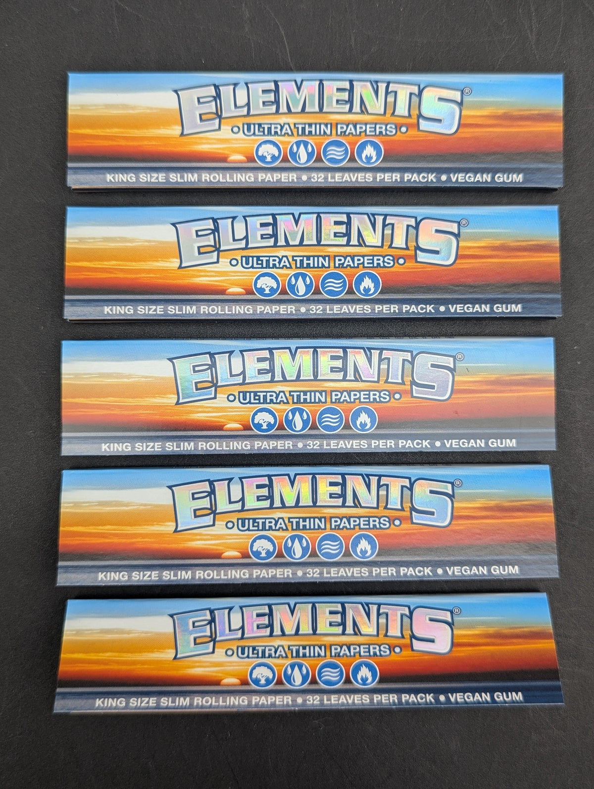 Elements Ultra Thin Kingsize Slim Rice Rolling Papers-Avernic Smoke Shop