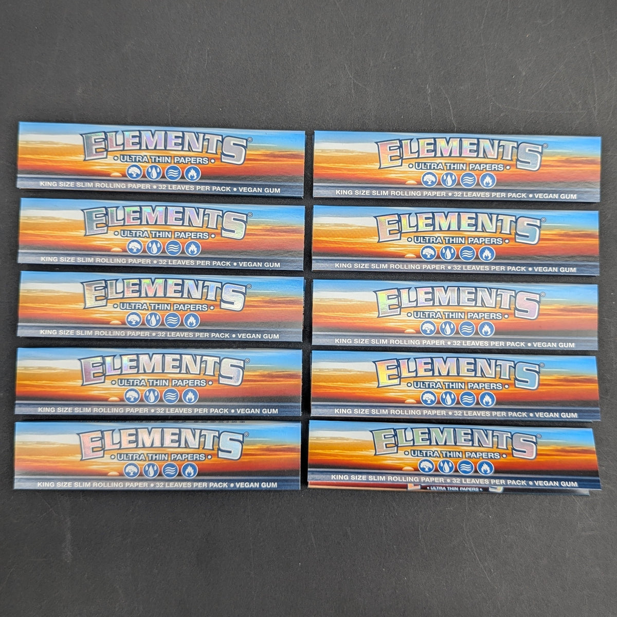 Elements Ultra Thin Kingsize Slim Rice Rolling Papers-Avernic Smoke Shop