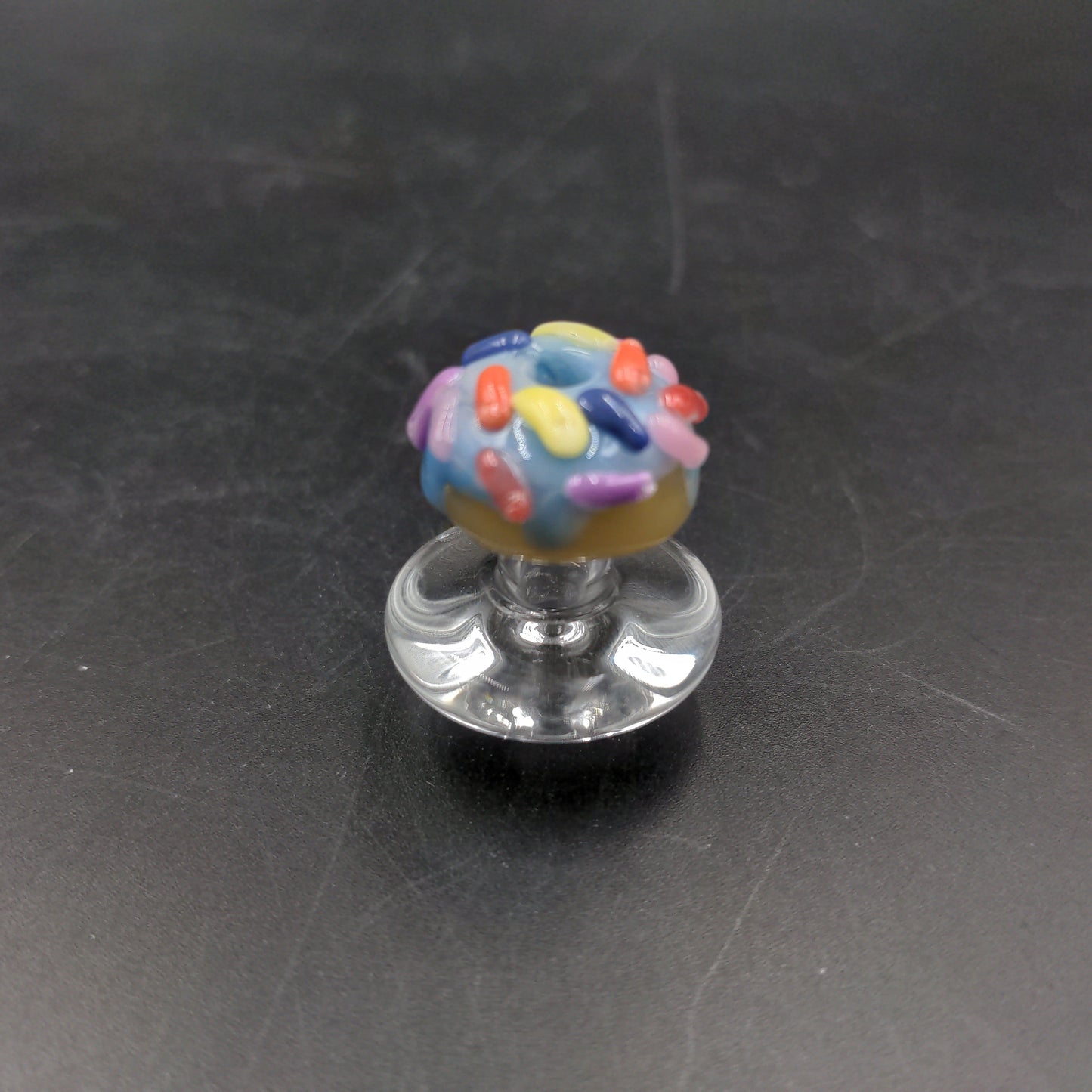 Empire Glassworks Blue Donut - Peak Carb Cap-Avernic Smoke Shop