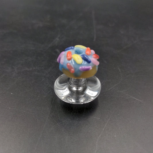 Empire Glassworks Blue Donut - Peak Carb Cap-Avernic Smoke Shop