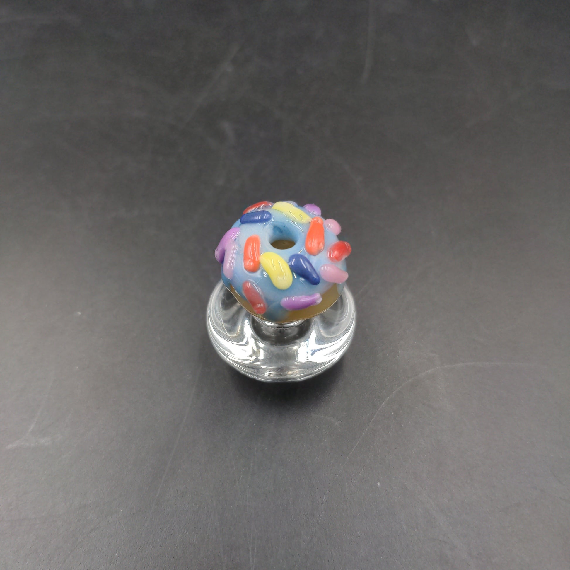 Empire Glassworks Blue Donut - Peak Carb Cap-Avernic Smoke Shop
