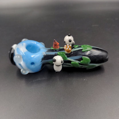 Empire Glassworks Spoon Pipe - Climbing Pandas - Avernic Smoke Shop