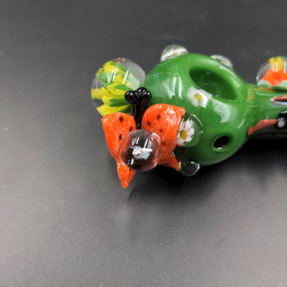 Empire Glassworks Spoon Pipe - Garden Critters - Avernic Smoke Shop