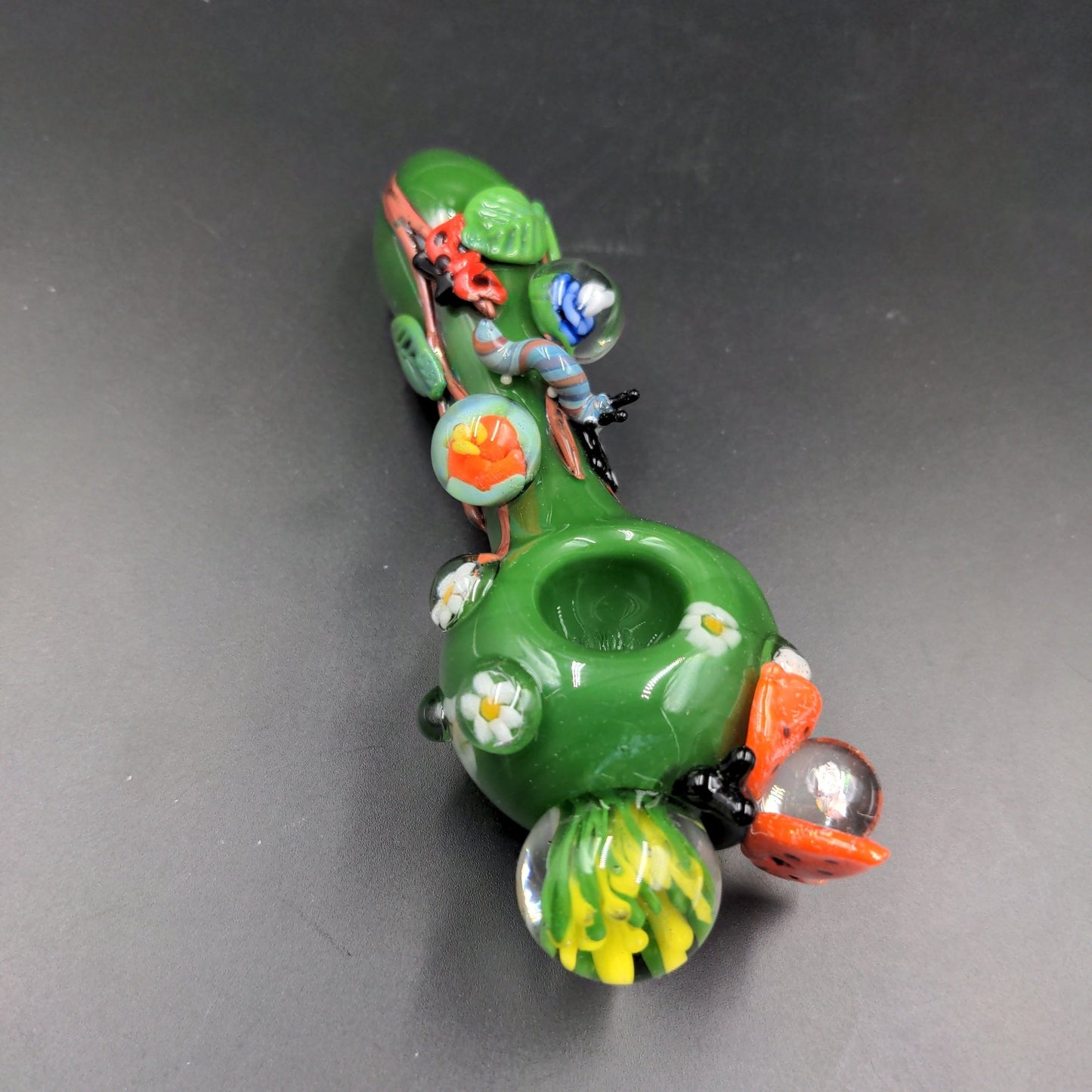 Empire Glassworks Spoon Pipe - Garden Critters - Meech Madness Smoke Shop