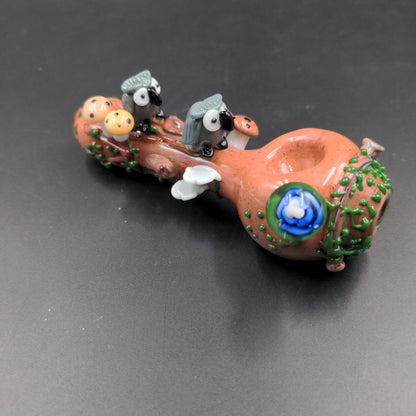 Empire Glassworks Spoon Pipe - Hootie's Forest - Small - Meech Madness Smoke Shop