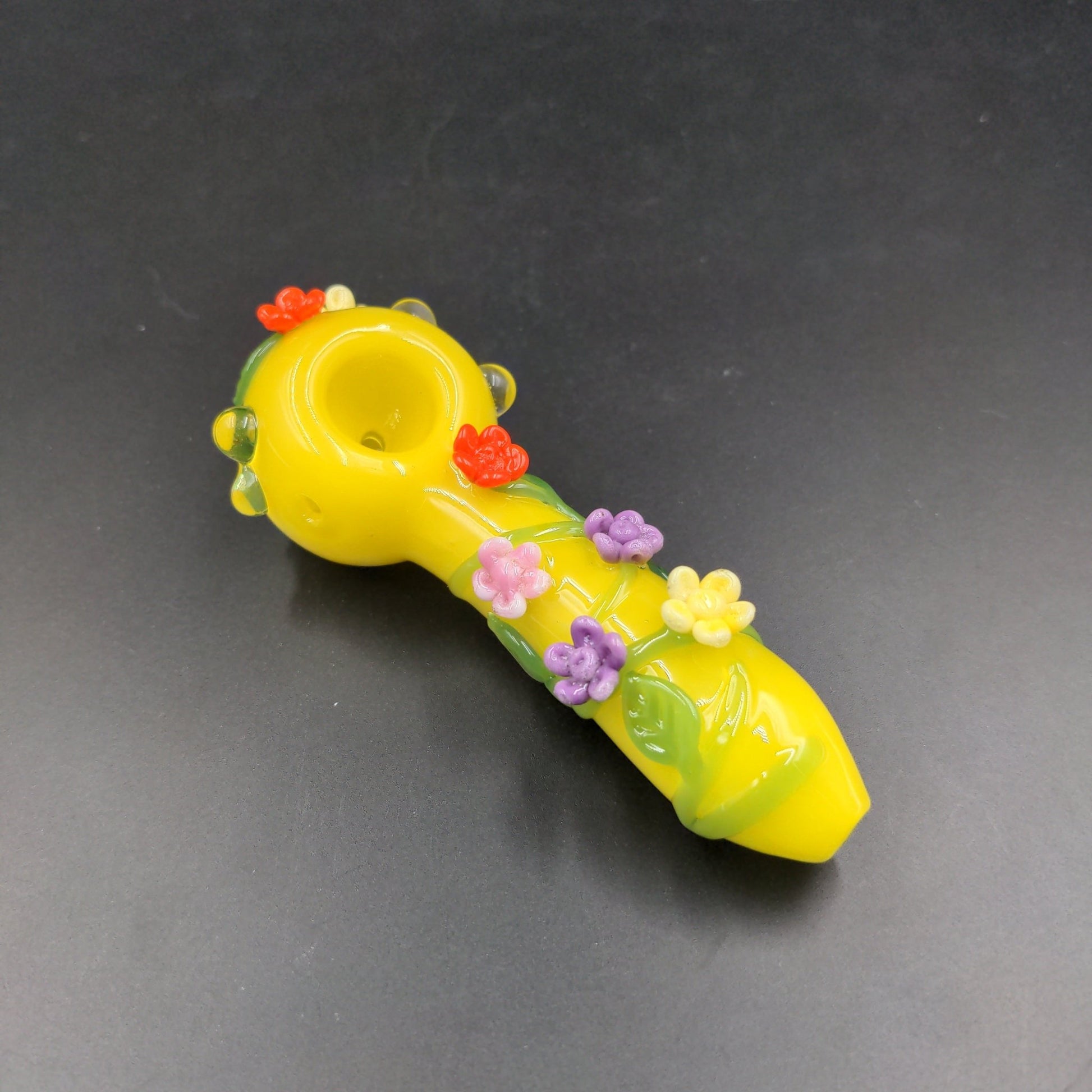 Empire Glassworks Spoon Pipe - Sunshine Garden - Meech Madness Smoke Shop