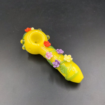Empire Glassworks Spoon Pipe - Sunshine Garden - Meech Madness Smoke Shop