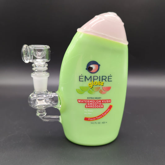 Empire Glassworks Watermelon Kush Shampoo Mini Rig | 6" | 14mm - Avernic Smoke Shop