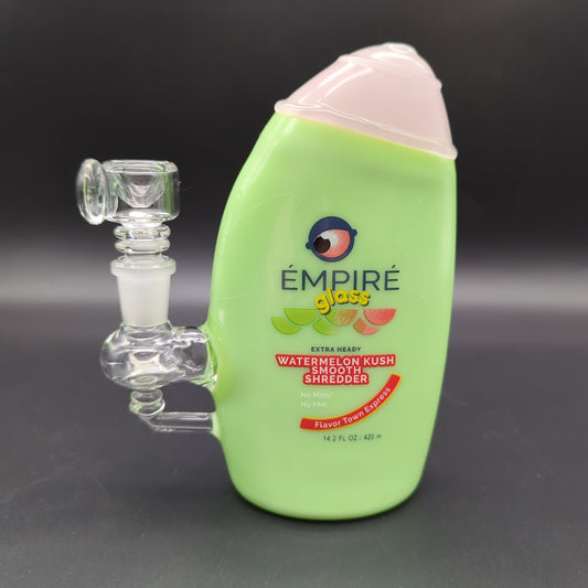 Empire Glassworks Watermelon Kush Shampoo Mini Rig | 6" | 14mm - Meech Madness Smoke Shop