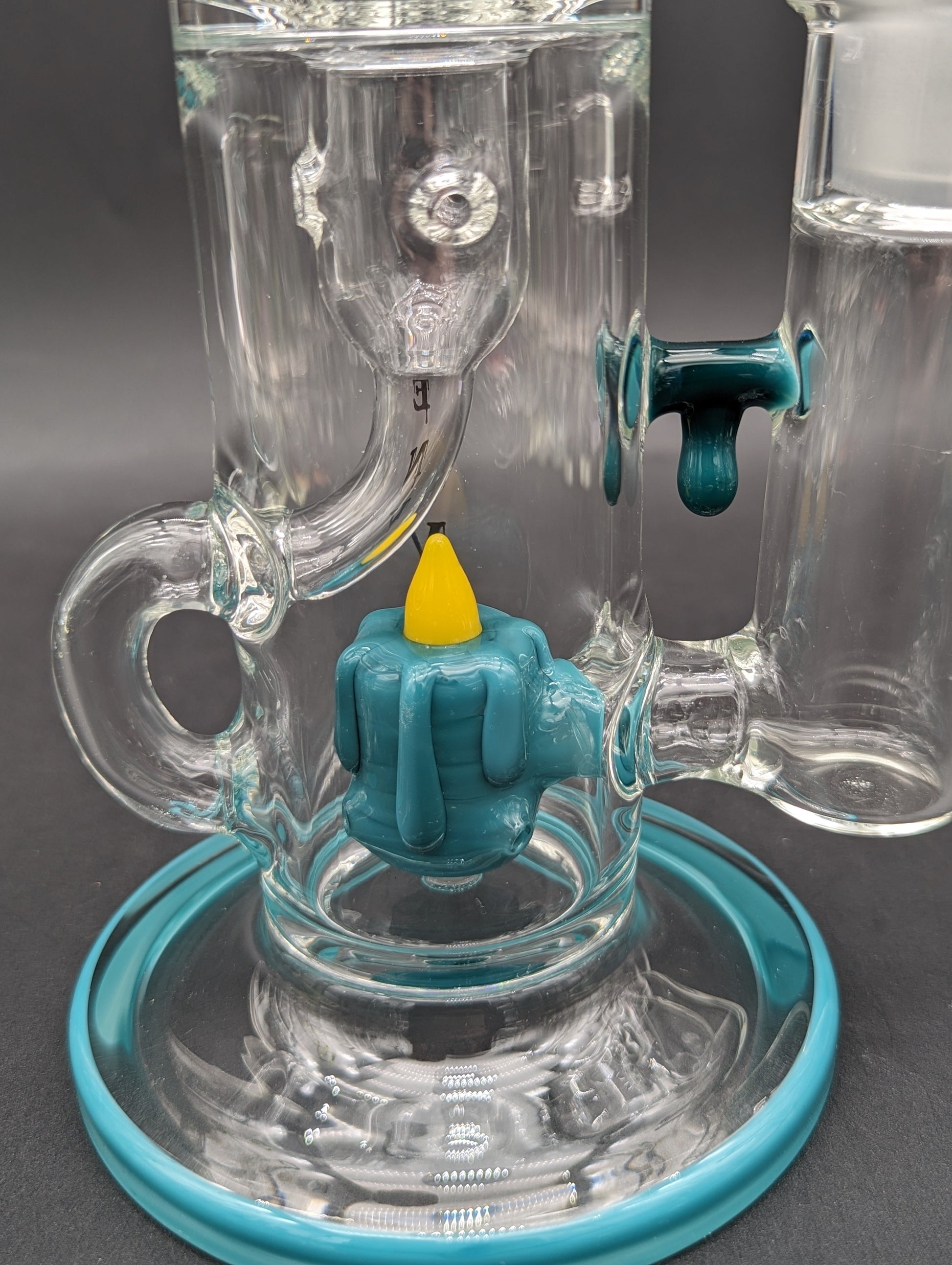 Envy Glass 10" Candle Series Klein Recycler Bong-Avernic Smoke Shop