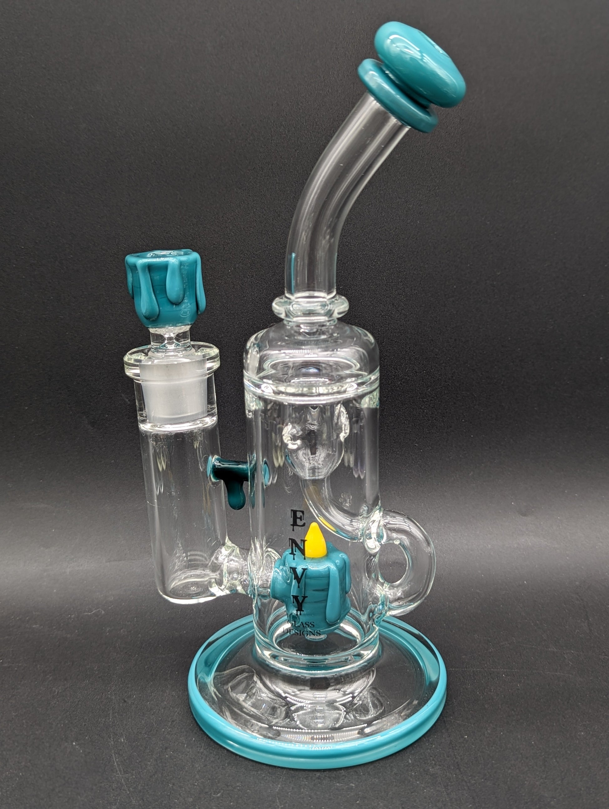 Envy Glass 10" Candle Series Klein Recycler Bong-Avernic Smoke Shop