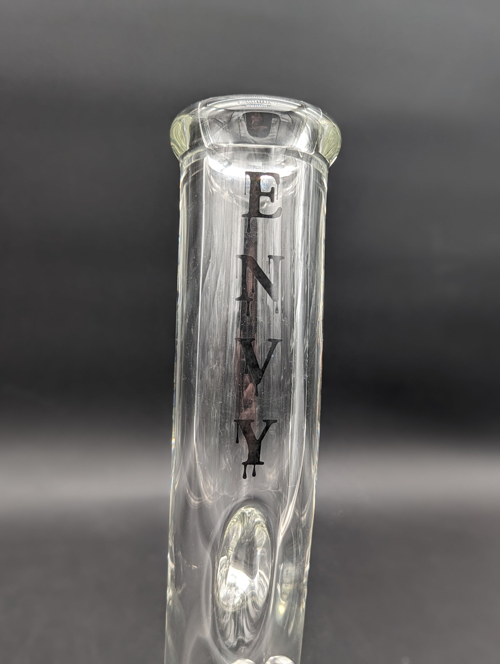 Envy Glass 12.5" 9mm Bent Neck Straight Tube-Avernic Smoke Shop