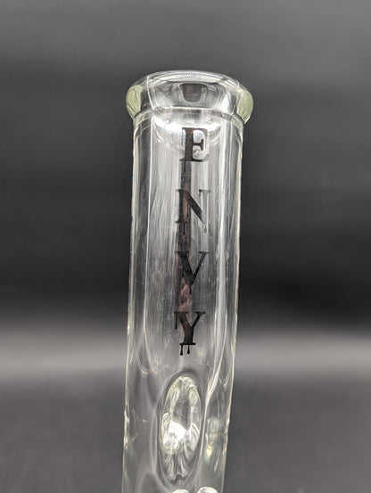 Envy Glass 12.5" 9mm Bent Neck Straight Tube-Avernic Smoke Shop