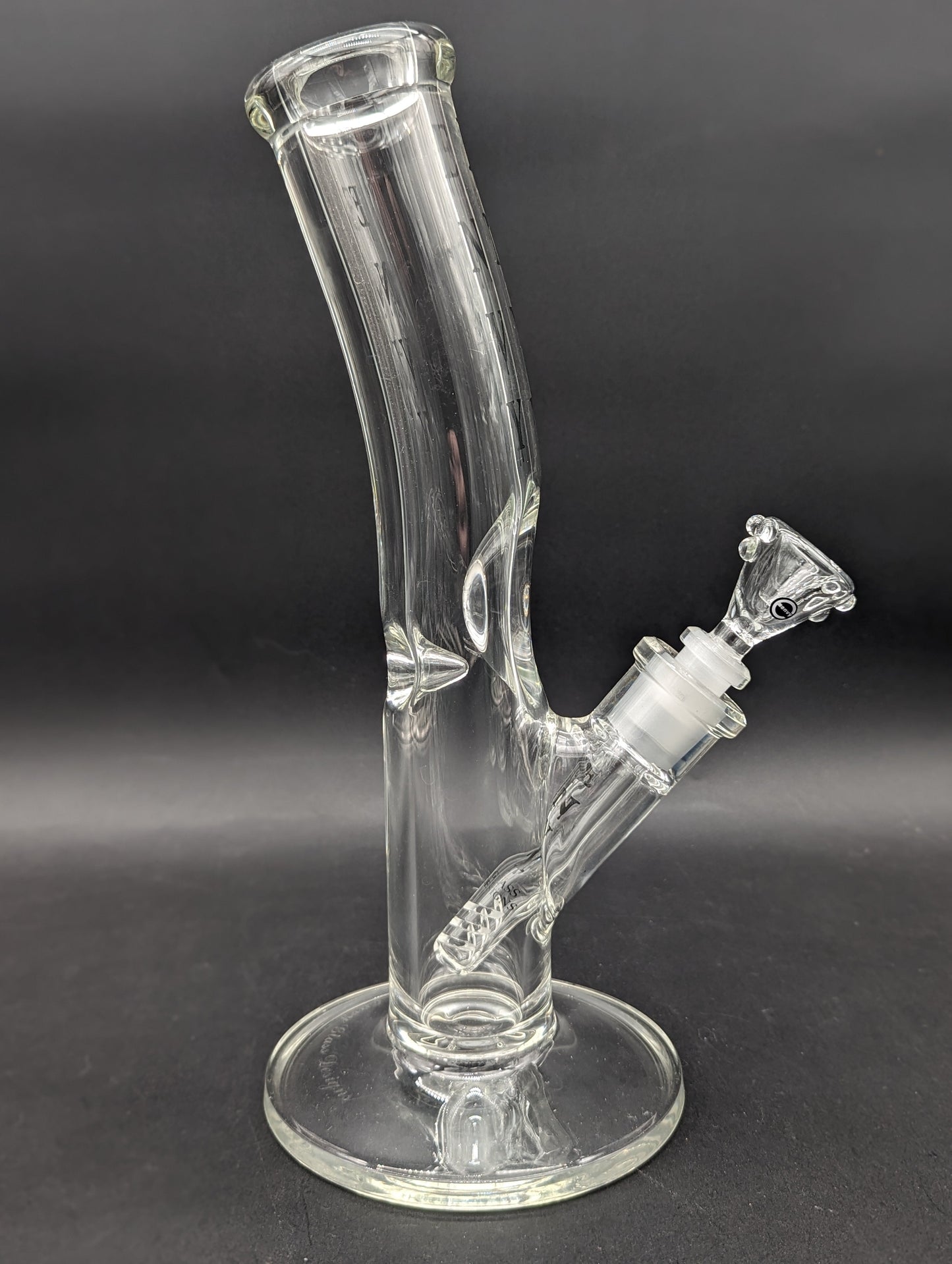 Envy Glass 12.5" 9mm Bent Neck Straight Tube-Avernic Smoke Shop