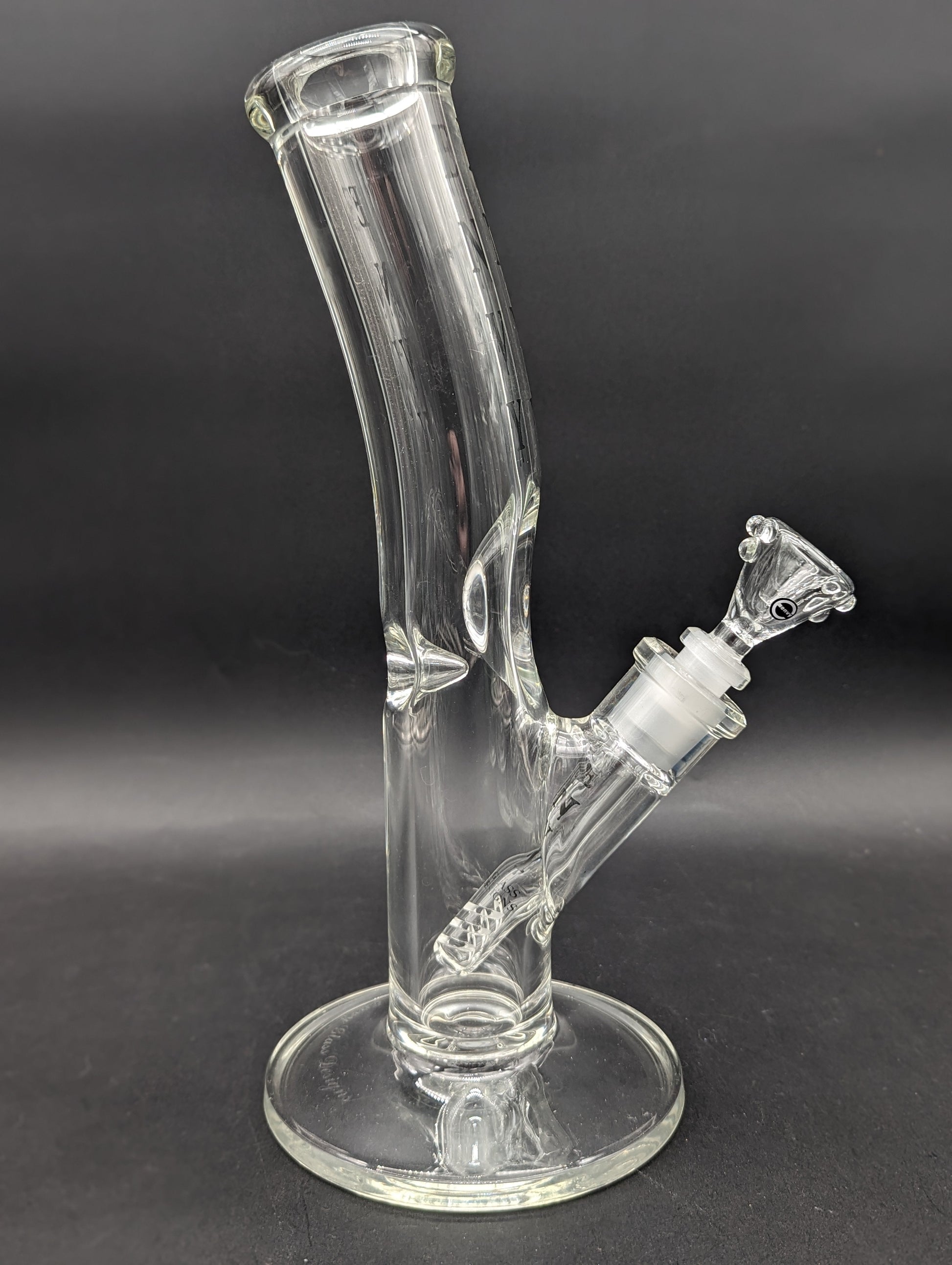 Envy Glass 12.5" 9mm Bent Neck Straight Tube-Avernic Smoke Shop