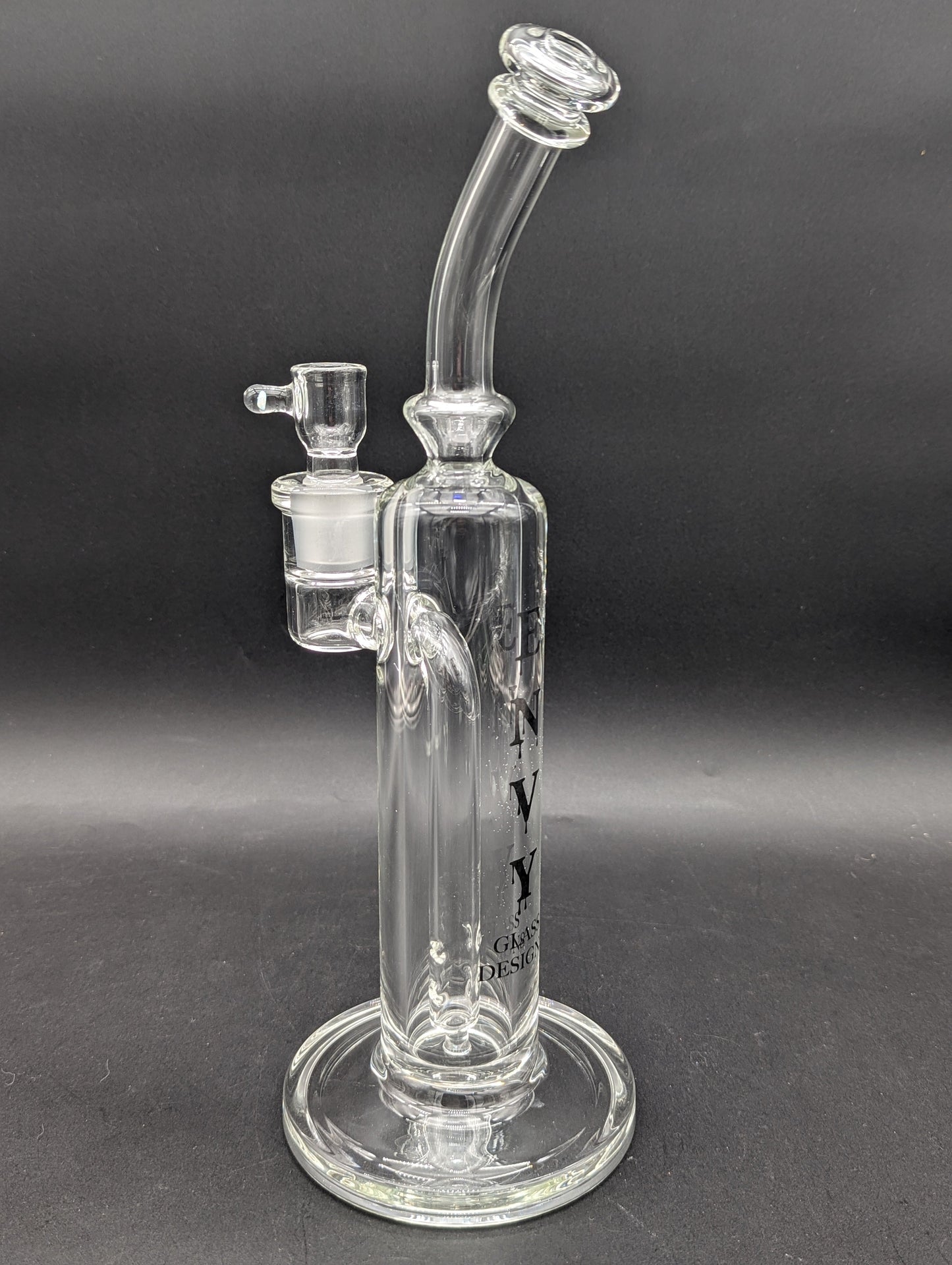 Envy Glass 13" Bent Neck Fixed 4 Hole Bong-Avernic Smoke Shop