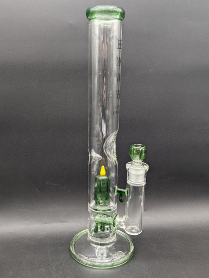 Envy Glass 16" Candle Series Dual Perc Straight Bong-Avernic Smoke Shop